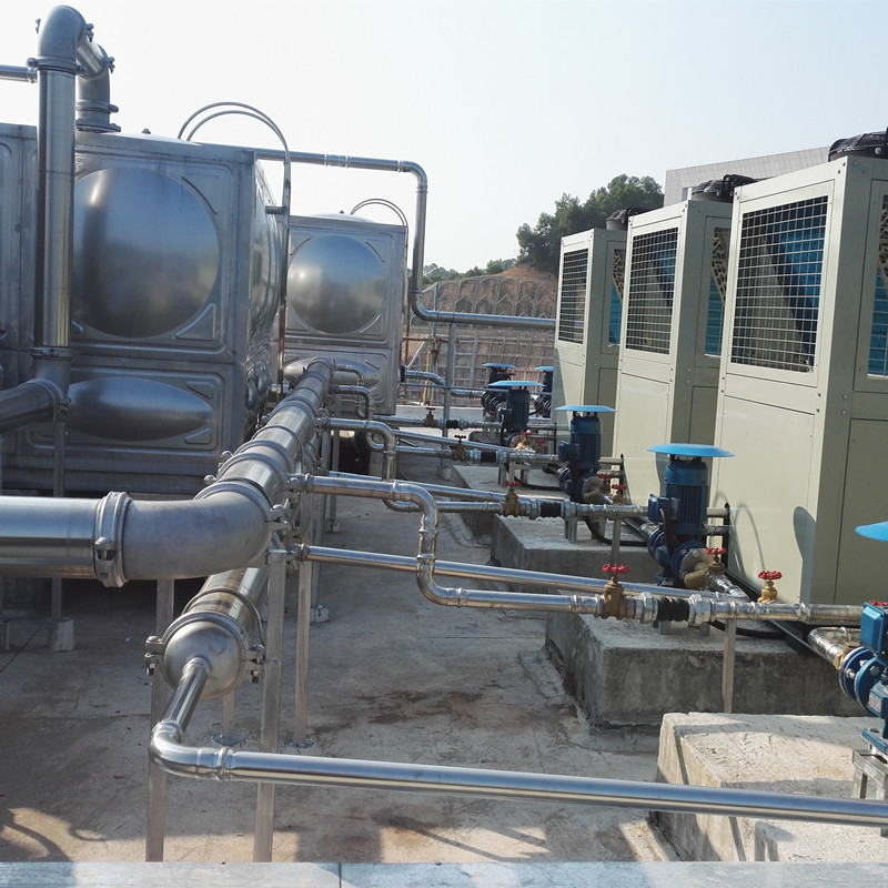 东莞麻涌空气能热水工程安装适用于酒店工厂学校热水