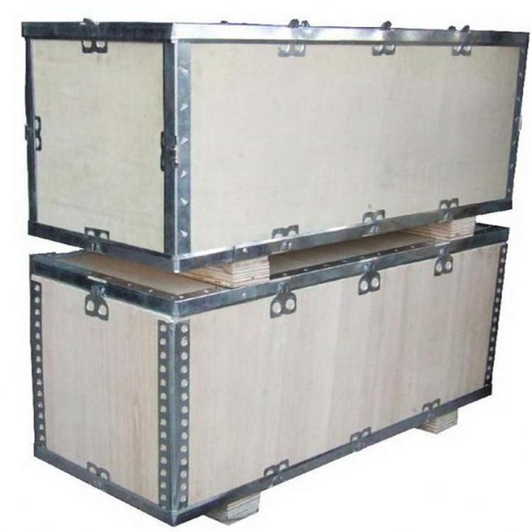 青浦钢带木箱报价 钢带木箱生产制作 供应钢带木箱厂家