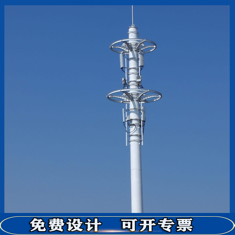 5g信号塔 35米单管信号塔造价