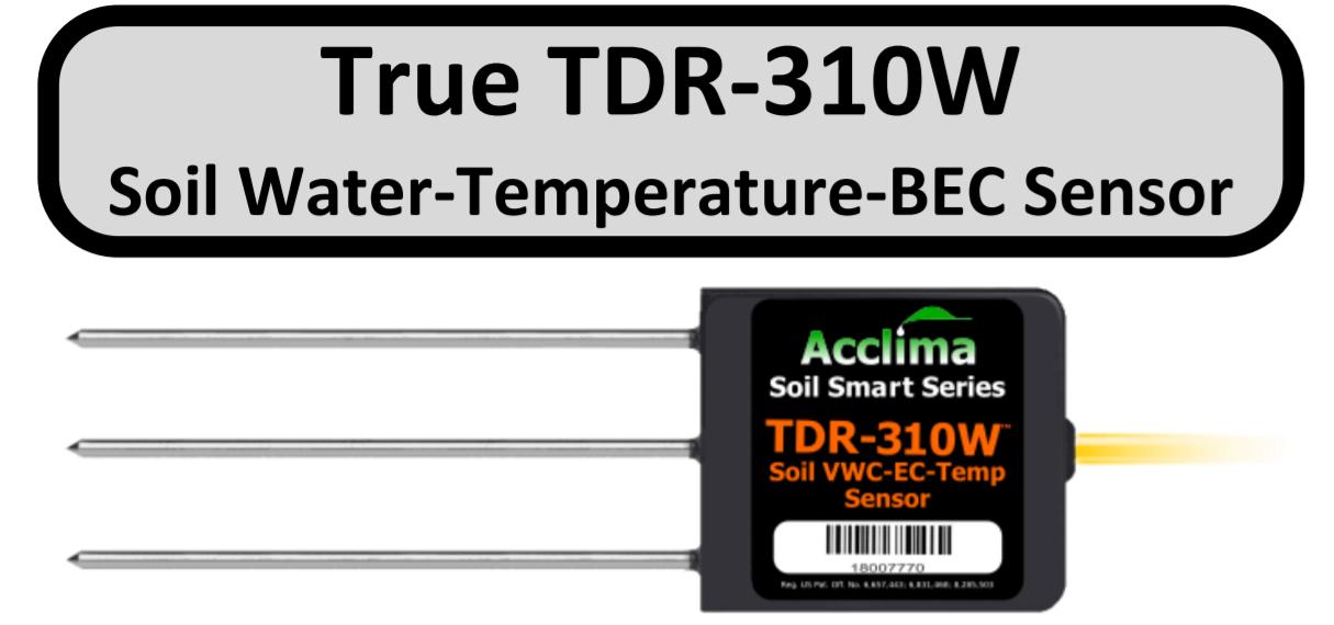 TDR310W 土壤水分温度盐分