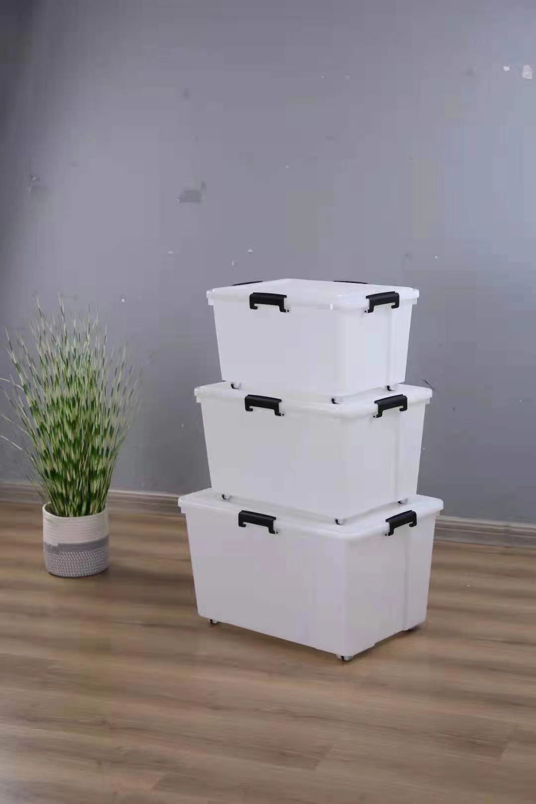 苏州市塑料收纳盒子大号透明整理箱加厚收纳箱