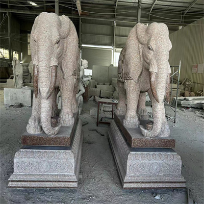 石雕大象多少钱  石雕大象供应商