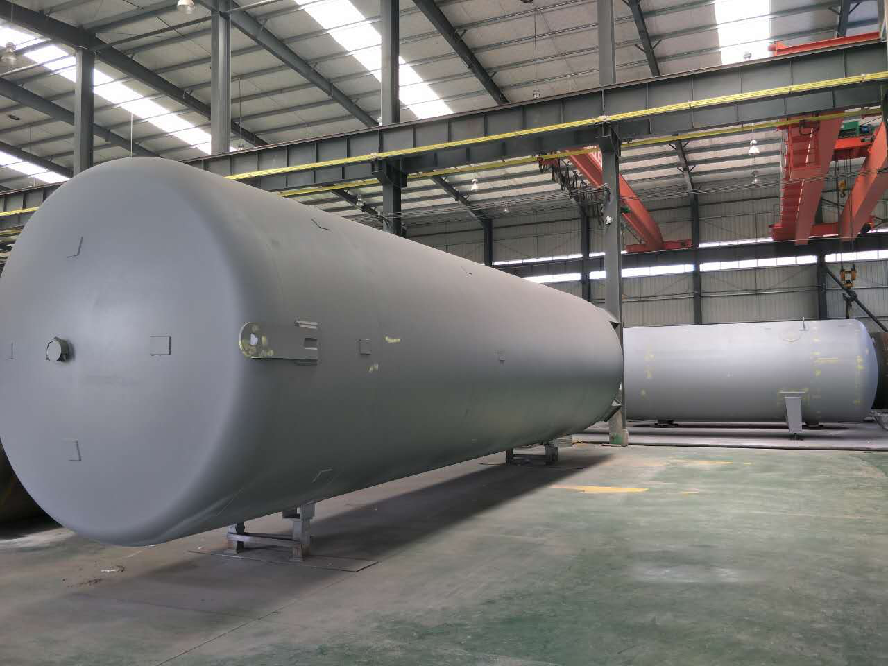 杜尔气体4台100立方二氧化碳真空储罐用于西安某化工碳捕集项目