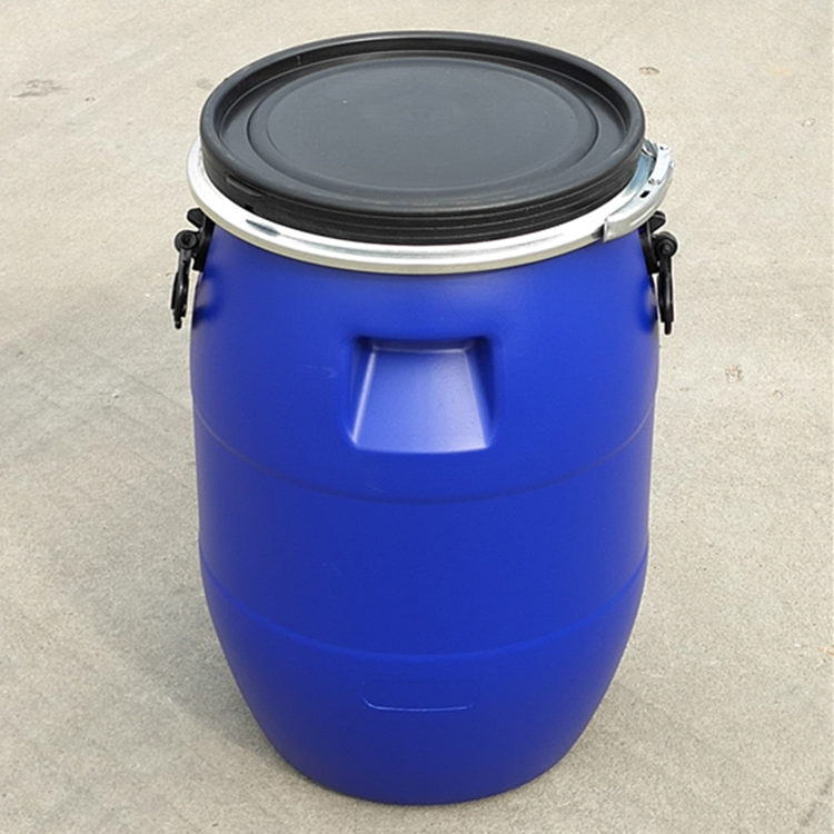 50L法兰桶5升抱箍塑料桶50公斤塑料包装桶图片