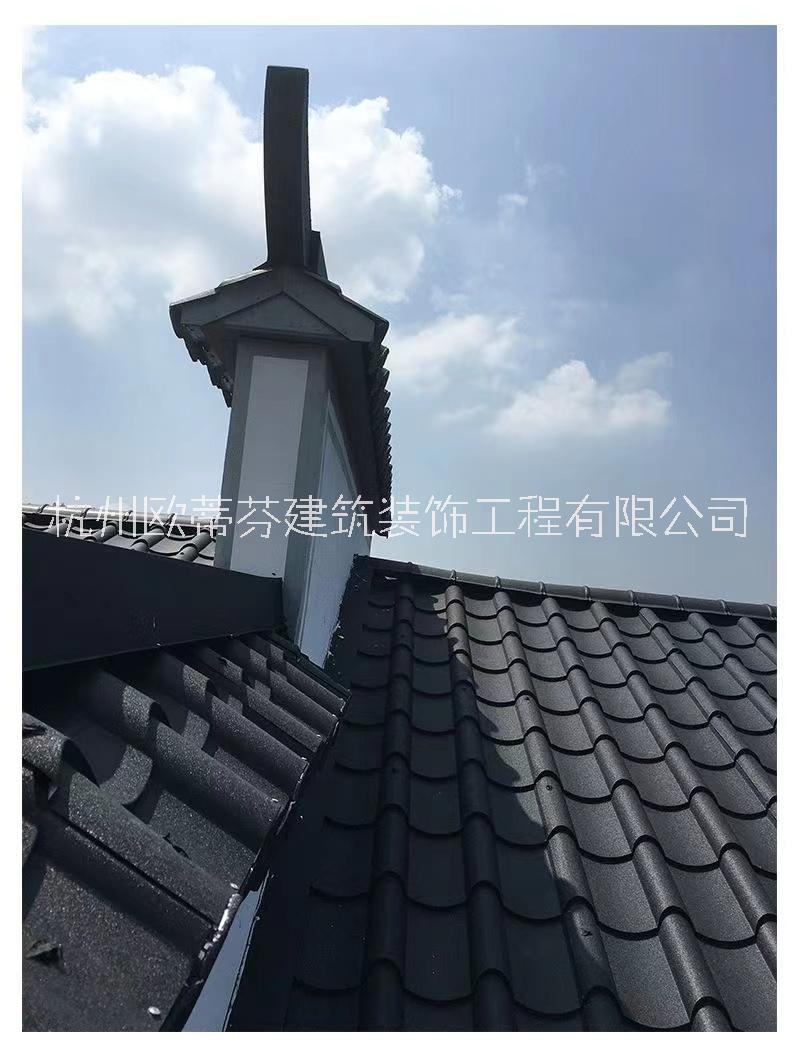 828型混凝土金属屋面瓦 杭州厂家1.0mm铝镁锰琉璃瓦 屋顶铝瓦图片