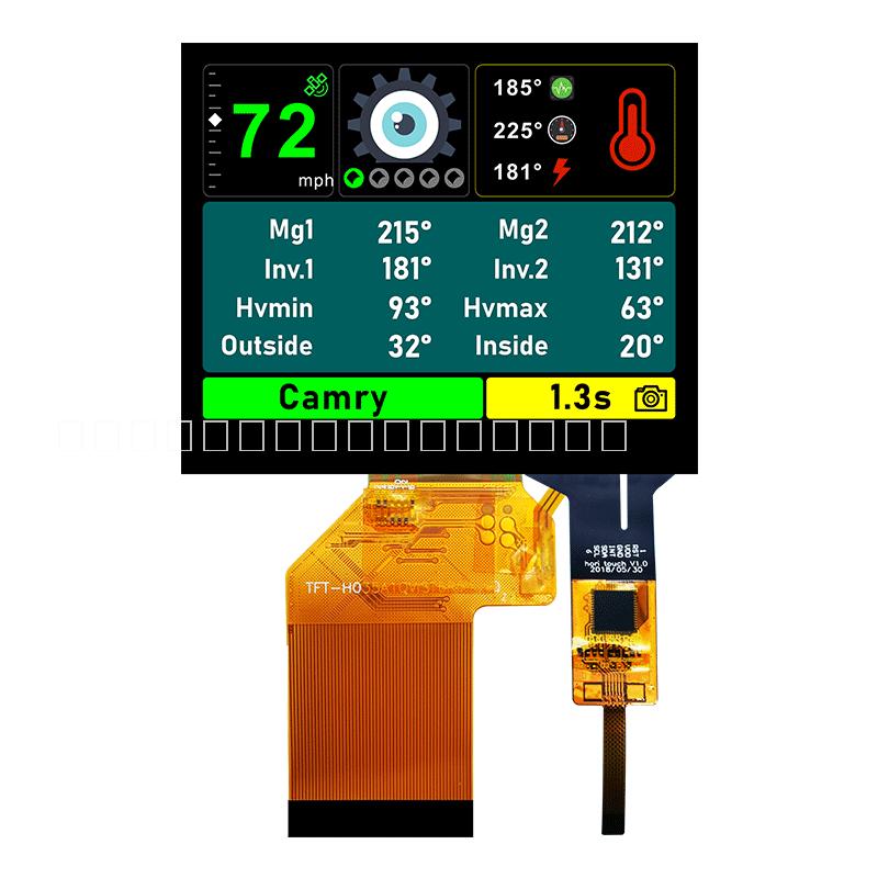 水质分析仪显示屏LCD水质分析仪液晶屏3.5寸TFT电容屏TFT电阻屏