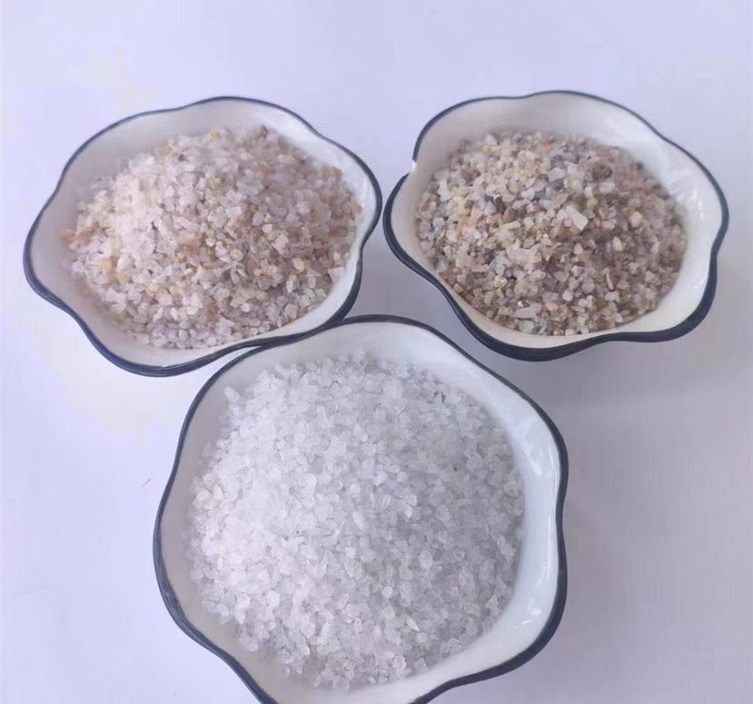 天然石英砂烘干石英 砂硬度高粉尘少除锈效率高