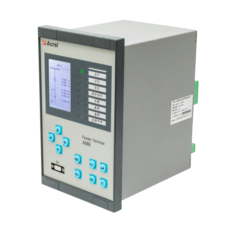 安科瑞AM6微机保护测控装置 线路/配电变/电动机/备自投/电容器 保护