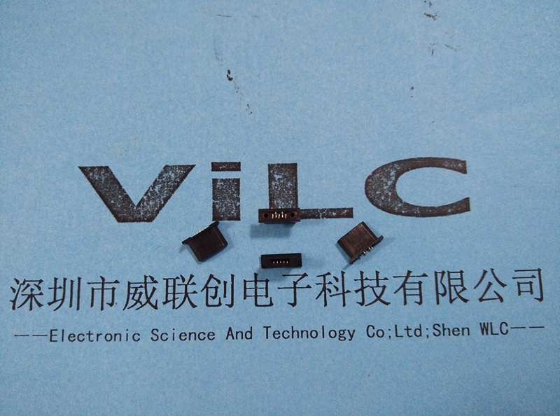 深圳市MICRO 正反插公头 带PCB板子厂家深圳威联创供应MICRO 正反插公头 带PCB板子  IC电容电阻 镀金