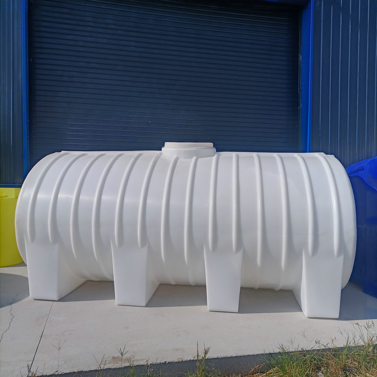 宜昌市定制10吨加厚PE卧式塑料储罐 液体运输周转桶 化工塑料桶