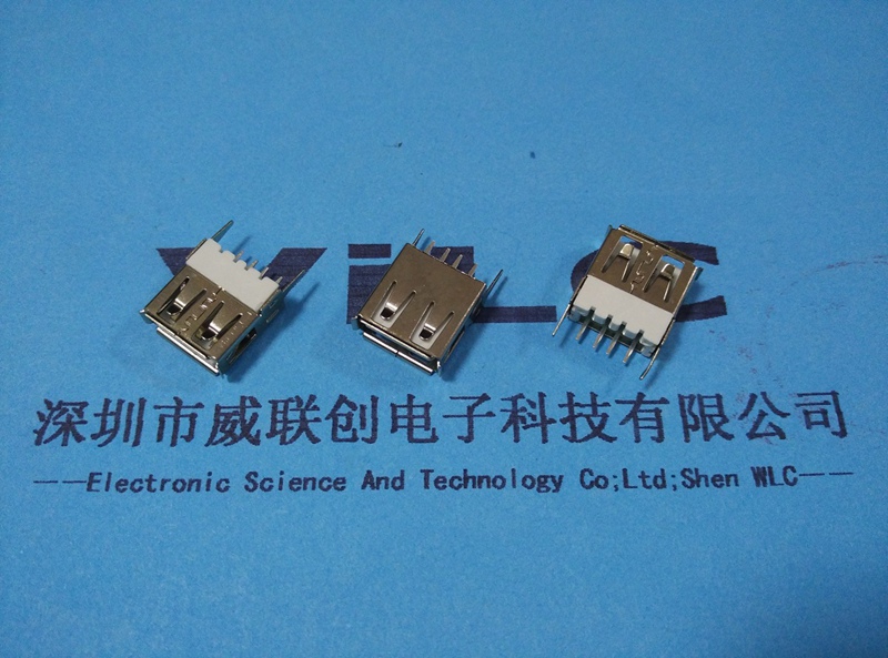 AF USB2.0母座 立式插板180度批发